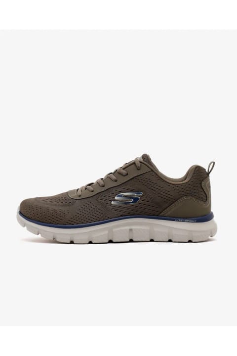 کفش ورزشی مردانه SKECHERS TRACK-LESHUR مدل 232758TK SAGE رنگ خاکی