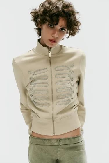 FROG FASTENING SWEATSHIRT