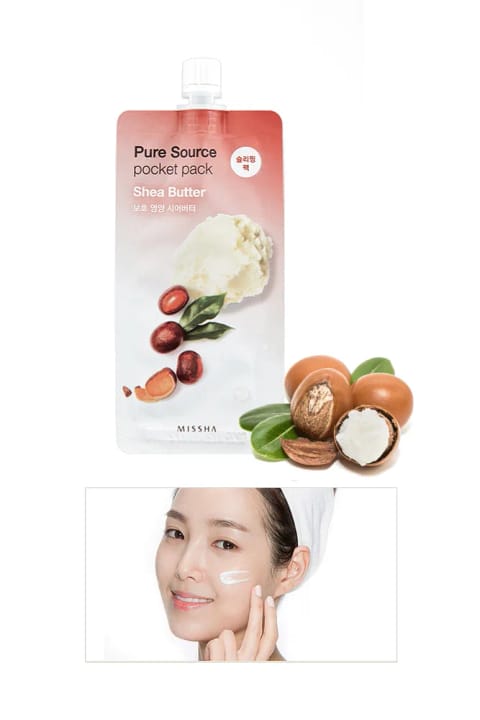 ماسک خواب مغذی شی باتر میسا Pure Source Pocket Pack (SHEA BUTTER)