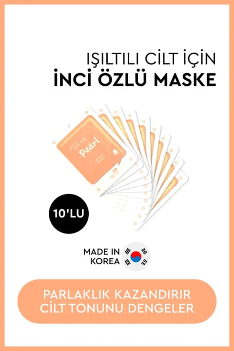 Mjcare On Pearl Mask - ماسک صورت با عصاره مروارید (10 عددی)