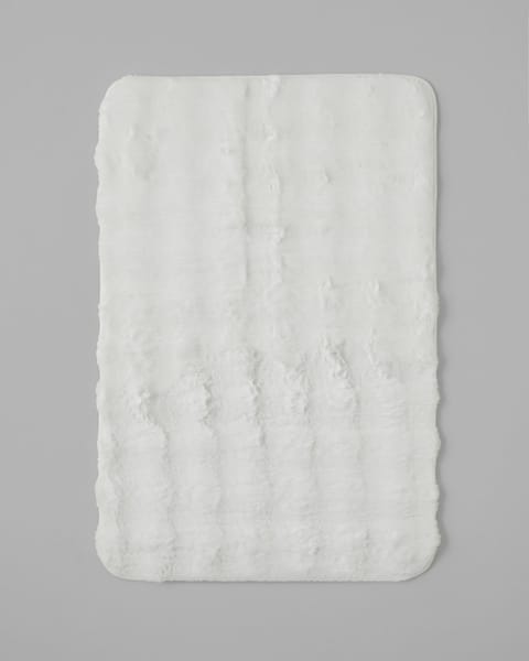 فرش پلوش Terra 60x90 سانتی‌متر سفید