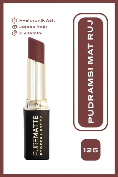 Golden Rose رژ لب مات پودری شماره 125