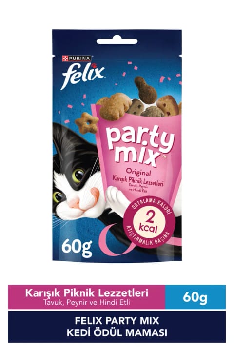 FELIX Party Mix طعمهای پیکنیک ترکیبی غذای تشویقی گربه