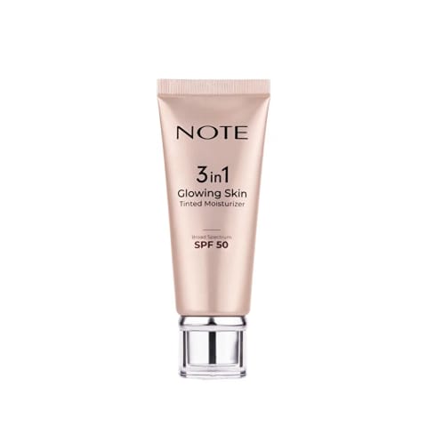 Note کرم مرطوبکننده رنگی 3 در 1 درخشان SPF 50