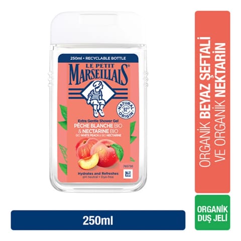 Le Petit Marseillais ژل دوش هلو 250 میلیلیتر
