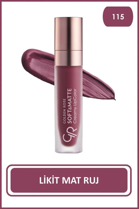 Golden Rose Soft&Matte Creamy Lipcolor - 112 - رژ لب مایع نرم و مات