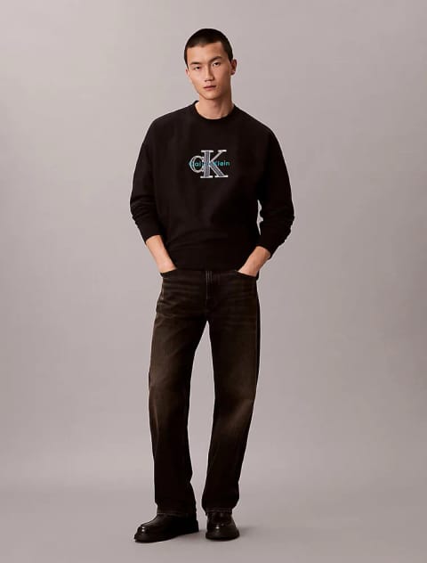 سویشرت سه‌رنگ پریمیوم مردانه Calvin Klein