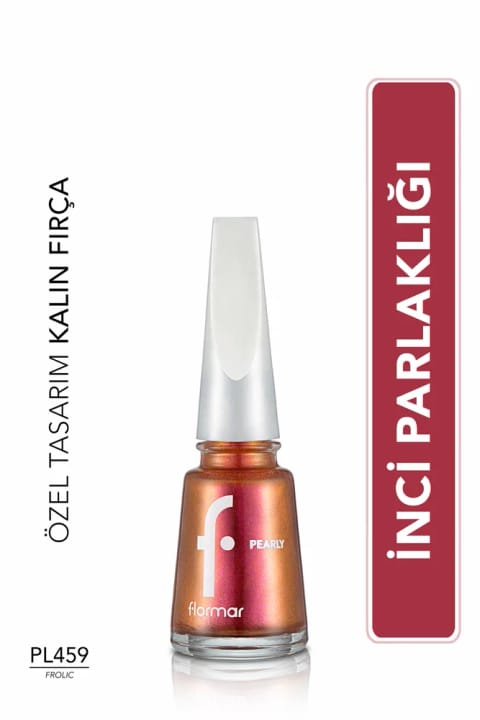 Flormar Pearly نیمه شفاف و براق با فینیش صدفی - PL459 FROLIC
