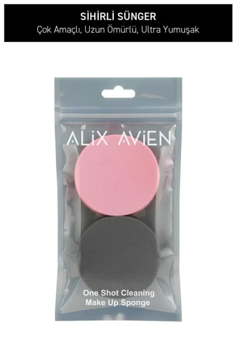 اسفنج آرایشی فوق نرم چندمنظوره Alix Avien سایز ۱۰ عددی - One Shot Cleaning