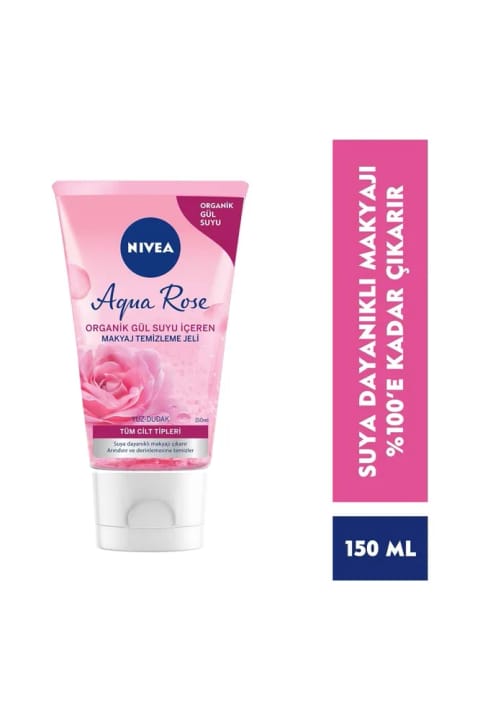 NIVEA Micellair پاککننده آرایش ژلی با عصاره گل رز ارگانیک ۱۵۰ میلیلیتر