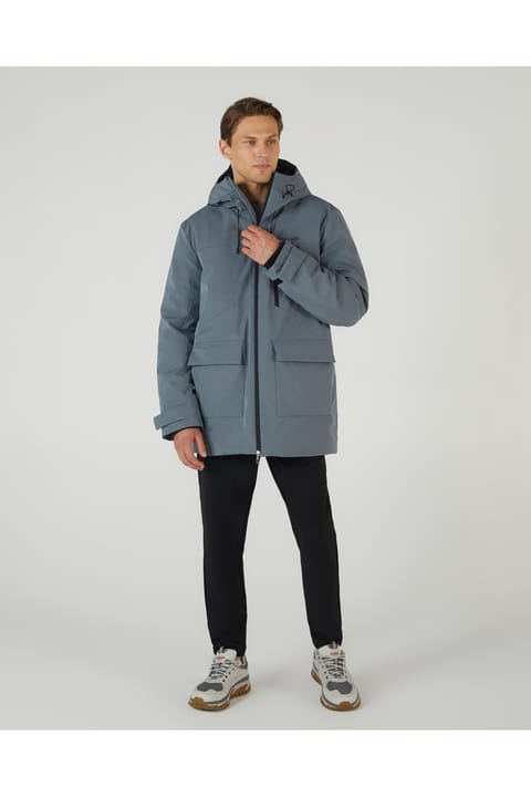 SKECHERS M Outerwear کت روکشدار مردانه گری مونت S242049-003