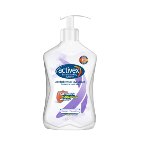 Activex آنتی‌باکتریال شامپو بدن مایع حساس 500 میلی‌لیتر