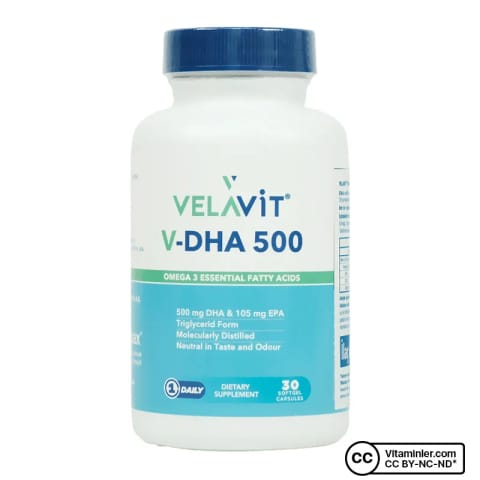Velavit V-Dha 500 Mg 30 کپسول