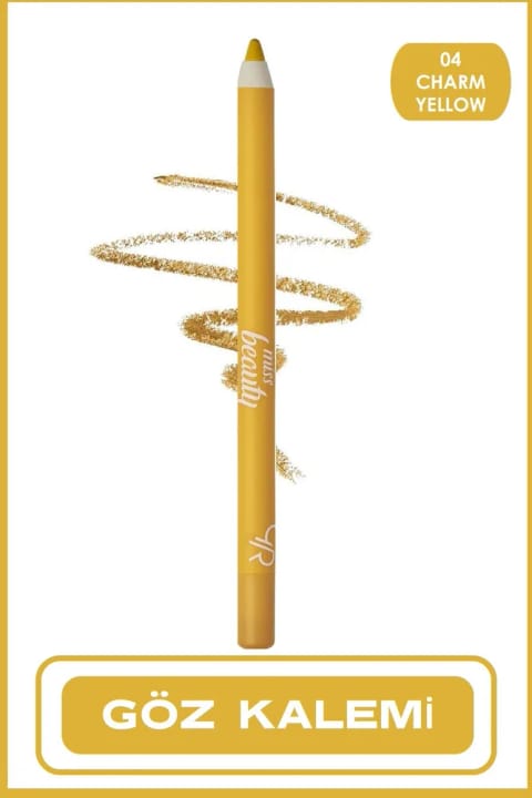 مداد چشم Golden Rose Miss Beauty Colorpop شماره 04 زرد حاوی Pamuk Yağı
