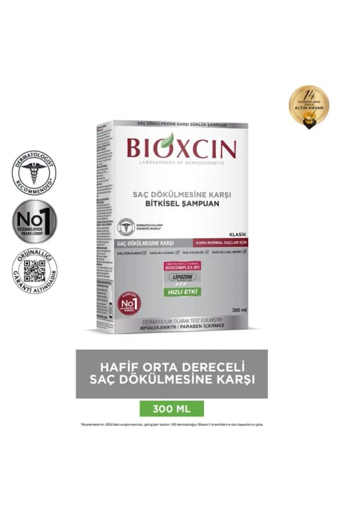 شامپو Bioxcin Genesis مخصوص موهای خشک و معمولی 300 میلیلیتر