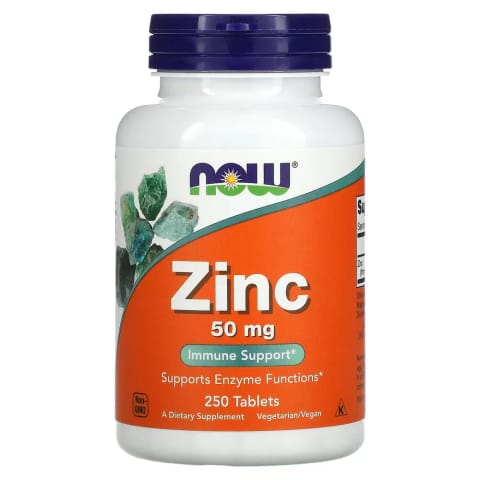 Now Foods Zinc Çinko Immune Support 50 mg 250 tabs