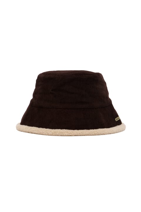 کلاه بکت برگشت‌پذیر Barbour Overton BR91 قهوه‌ای بژ