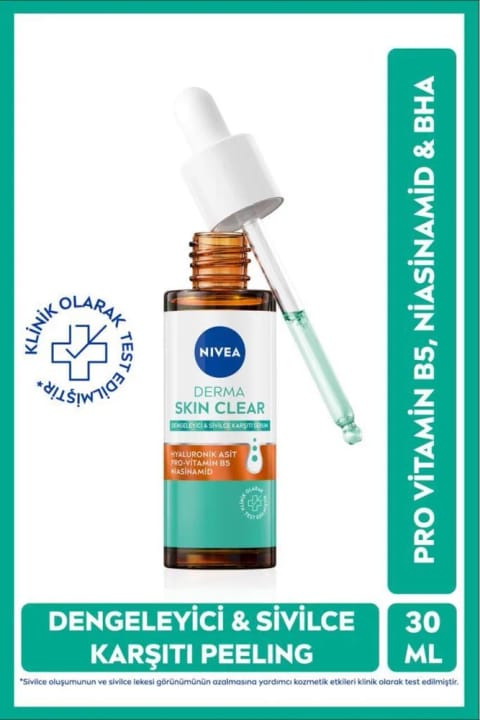 NIVEA درما اسکین کلیر سرم متعادلکننده و ضد جوش ۳۰ میلیلیتر، حاوی Niasinamid