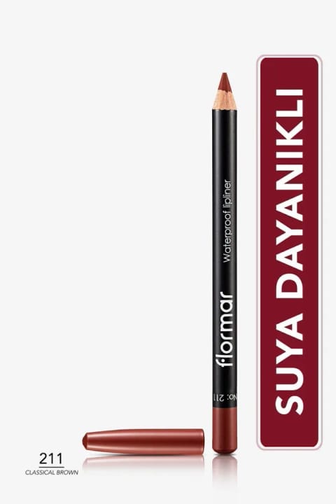 Flormar خط لب - Lipliner ضد آب 211 Classical Brown