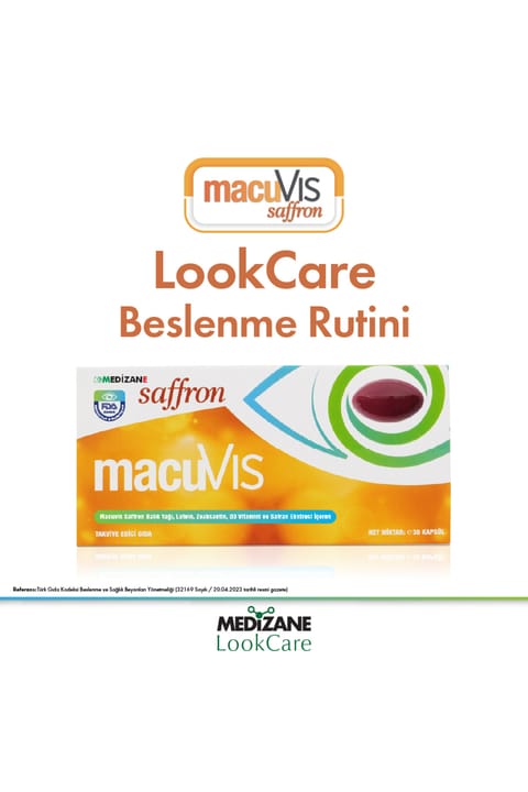 مدیزین LookCare MacuVIS زعفران مکمل غذایی - ۳۰ کپسول