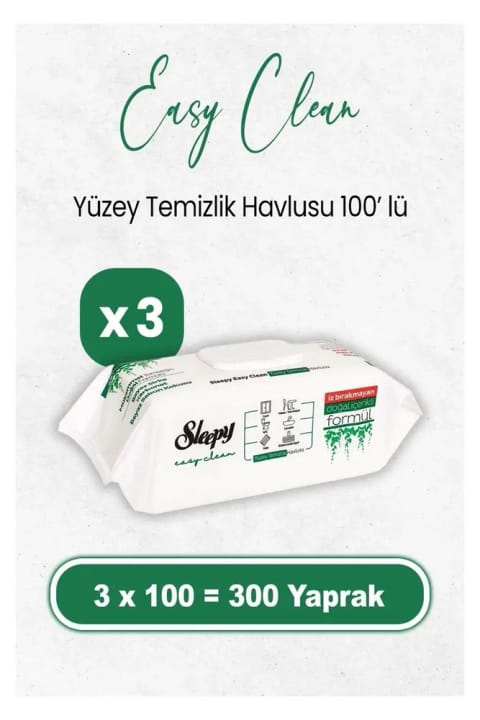 Sleepy دستمال تمیزکننده سطح SleepyEasy Clean 300 عددی