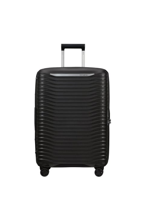 چمدان متوسط Samsonite Spinner Upscape آکاردئونی ۴ چرخ ۶۸ سانتیمتری مشکی