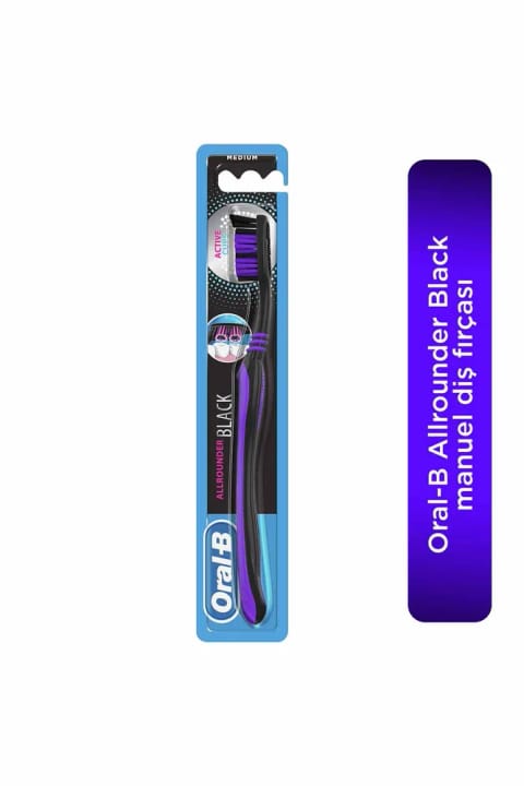 Oral-B Allrounder Black مسواک دستی مشکی ۱ عددی