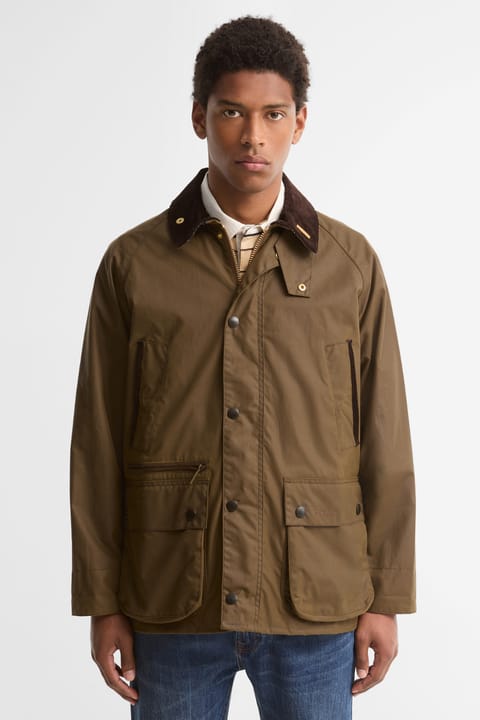 کاپشن روغنی Bedale آیکون‌های Barbour مدل BR71 رنگ قهوه‌ای