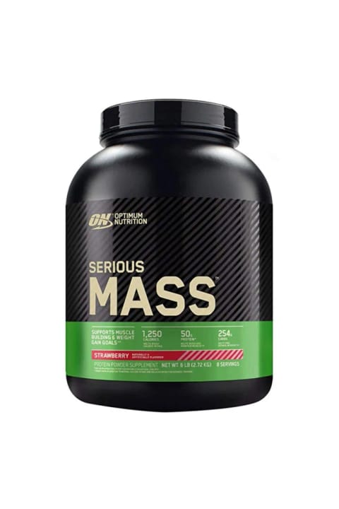 Optimum Serious Mass Gainer 2727 گرم (6 پوند) توتفرنگی