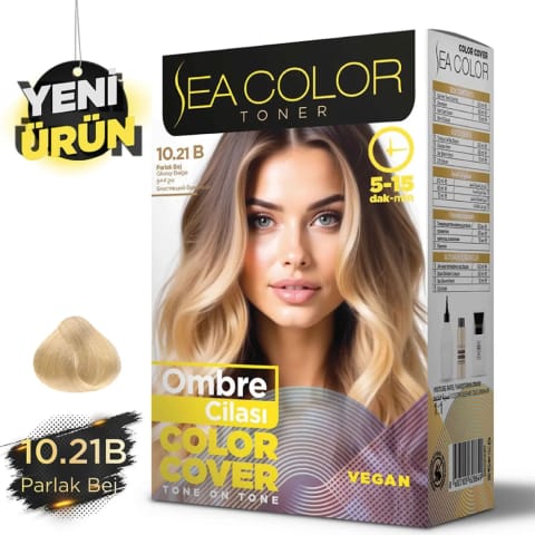 Sea Color تونر آمبره 10.21B بلوند بژ روشن