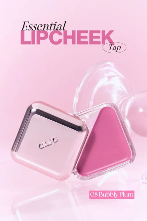 CLIO بالم براق رنگدهنده لب و گونه Essential Lipcheek Tap (08 Bubb...