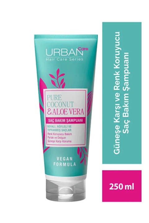 Urban Care Pure Coconut & Aloe Vera شامپوی مخصوص موهای رنگشده محافظ رنگ