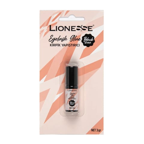 Lionesse چسب مژه مشکی ۳ گرمی