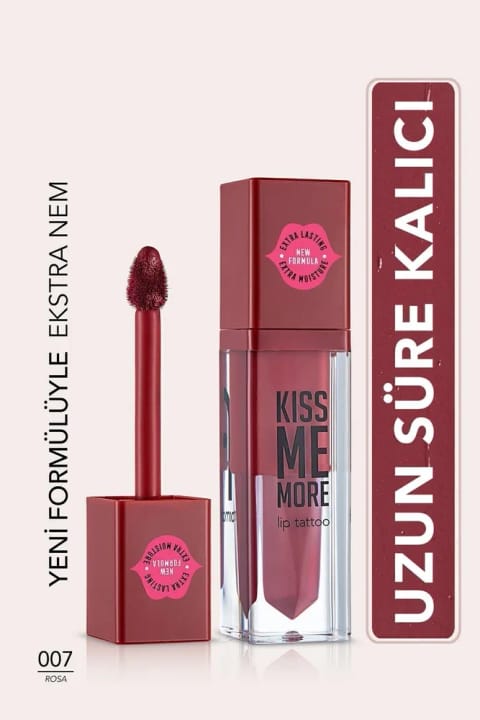 Flormar Kiss Me More 007 Rosa رژ لب مایع مات