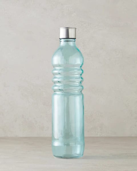 بطری شیشه‌ای Pearly 500 ml آبی
