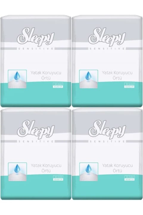 Sleepy محافظ تخت بیمار 60*90 سانتی‌متر 120 عددی (4 بسته 30 عددی)