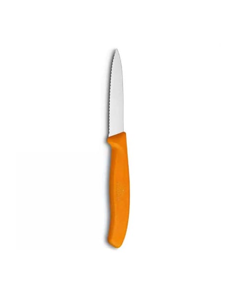 چاقوی پوست‌کن Victorinox 6.7636.L119 سایز ۸ سانتی‌متر نارنجی