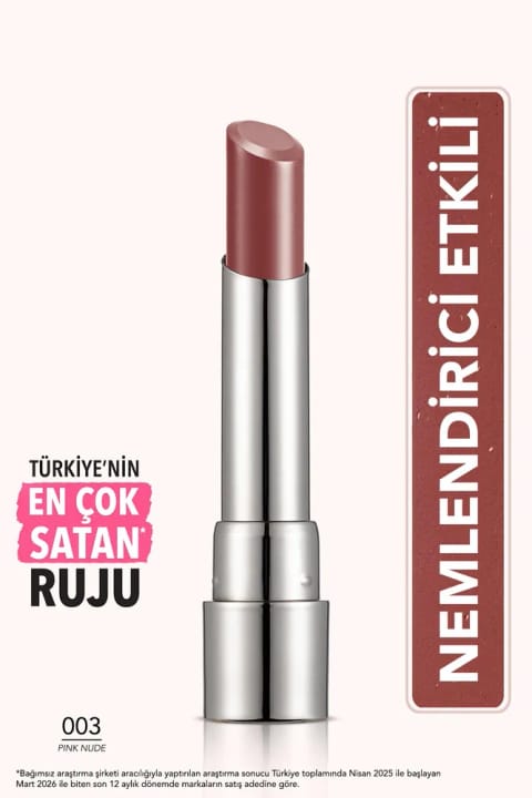 رژ لب مرطوب‌کننده و براق فلورمار Sheer Up - 003 Pinky Nude