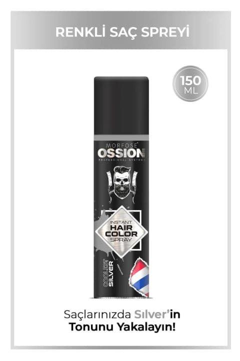 اسپری مو نقرهای Ossion Premium Barber Line 150 میلیلیتر