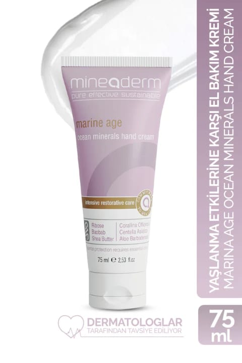 krem ضد پیری دست با مواد معدنی mineaderm / Marine Age Ocean...