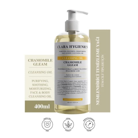 Clara Hygienics Chamomile Gleam پاککننده روغنی 400 میلیلیتر