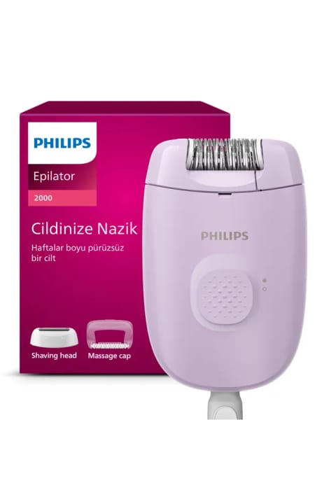ست اپیلاتور بدن و نواحی حساس Philips 2000 Serisi BRE237/05، باسیم، با سری اصلاح