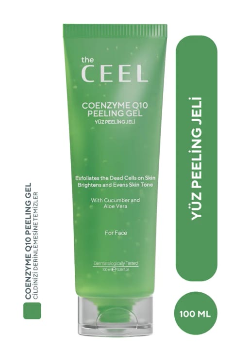 The Ceel شوینده و روشنکننده صورت پیلینگ آلوئه ورا کوآنزیم Q10