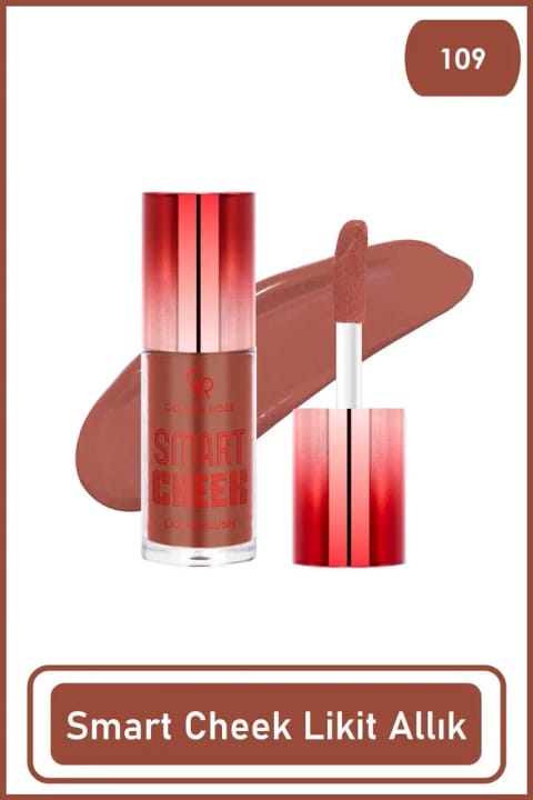 Golden Rose Smart Cheek Liquid Blusher 109-رژگونه مایع رز خشک درخشان ۶ میلیلیتر