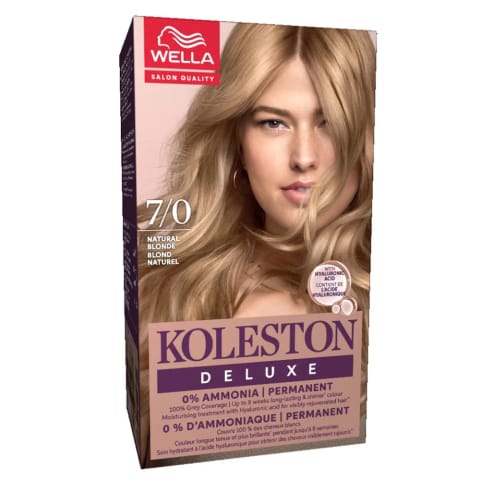 Wella Koleston Deluxe بدون آمونیاک Kit رنگ مو 7/0 قهوهای