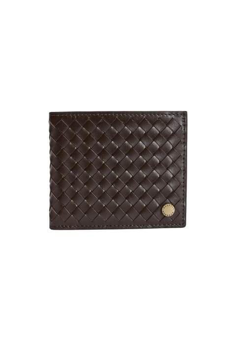 کیف پول چرمی بافت Barbour Farne BR11 قهوه‌ای
