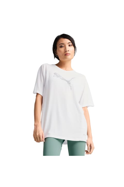 تیشرت آستینکوتاه روزمره زنانه سفید Evostripe Puma 68504802