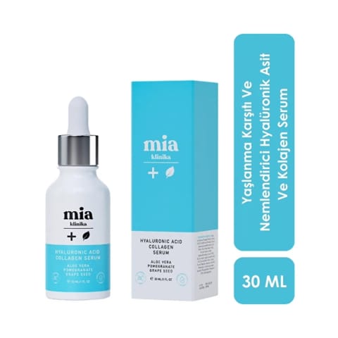 Mia Klinika مرطوب‌کننده سرم Hyaluronic Acid و Collagen 30 ml