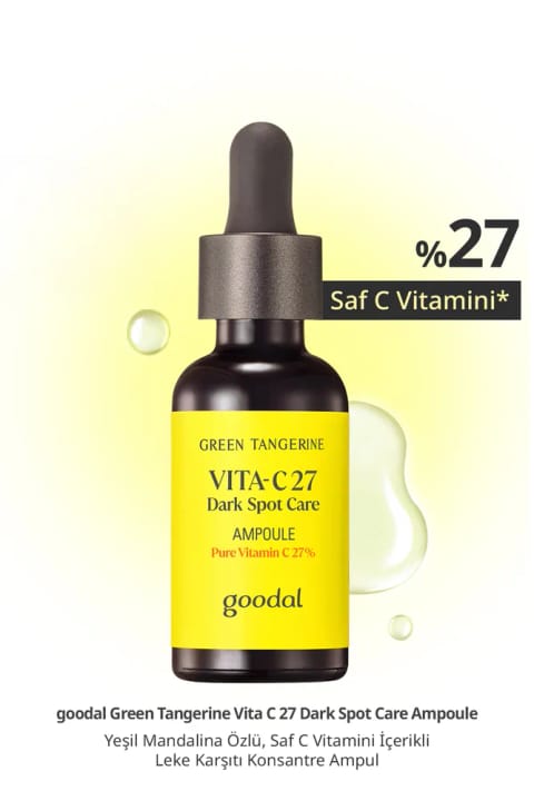 Goodal Green Tangerine Vita C 27 Dark Spot Care Ampoule