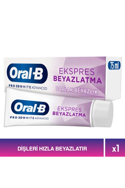 خمیردندان Oral-B Pro 3D White Advanced سفیدکننده سریع